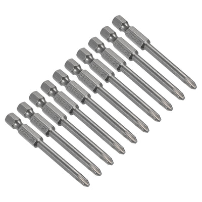 Harfington 10 Pcs Magnetic Phillips Screwdriver Bits, Hex Shank S2 Power Tools