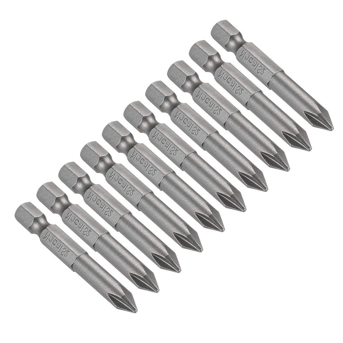 Harfington 10 Pcs Magnetic Phillips Screwdriver Bits, Hex Shank S2 Power Tool