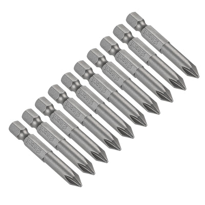 Harfington 10 Pcs Magnetic Phillips Screwdriver Bits, Hex Shank S2 Power Tool