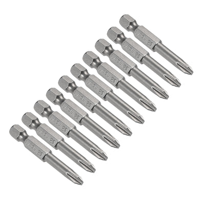 Harfington 10 Pcs Magnetic Phillips Screwdriver Bits, Hex Shank S2 Power Tool