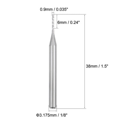 Harfington End Mill Engraving Milling Cutter CNC Router Bits for PCB Machine