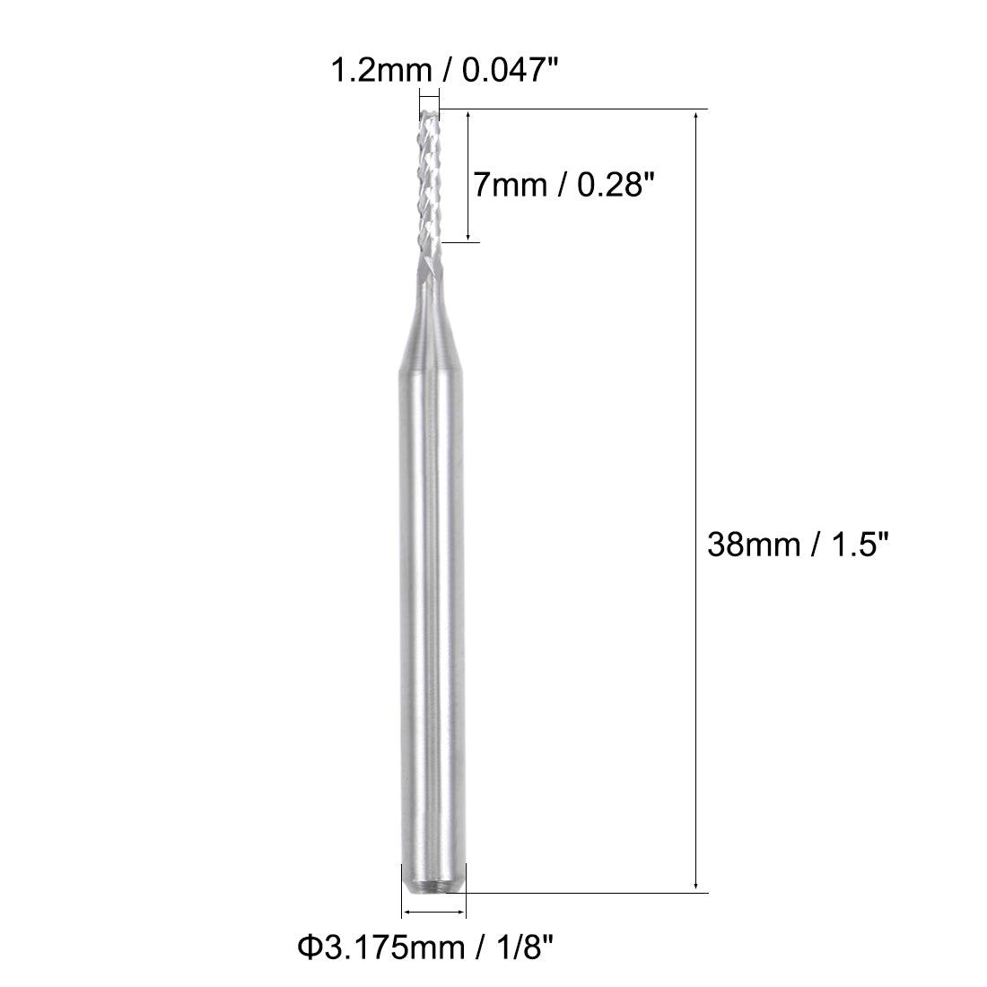 Harfington End Mill Engraving Milling Cutter CNC Router Bits for PCB Machine