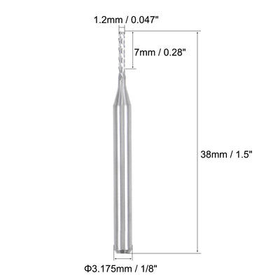 Harfington End Mill Engraving Milling Cutter CNC Router Bits for PCB Machine