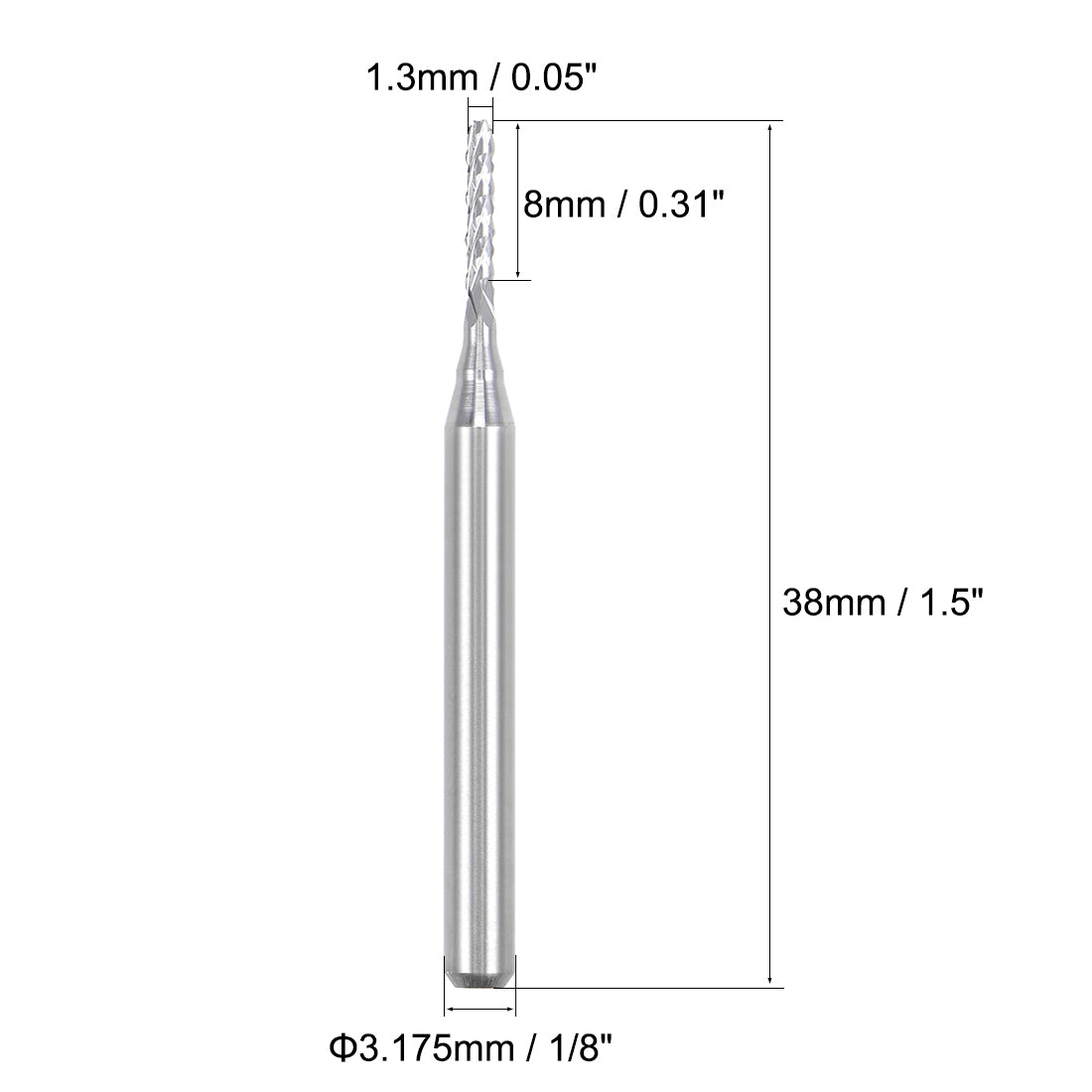 Harfington End Mill Engraving Milling Cutter CNC Router Bits for PCB Machine