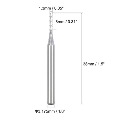 Harfington End Mill Engraving Milling Cutter CNC Router Bits for PCB Machine