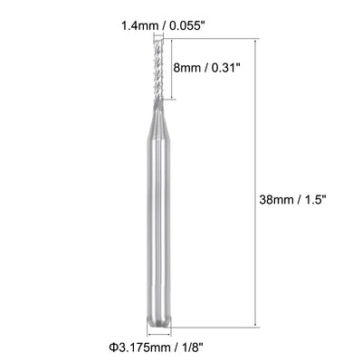 Harfington End Mill Engraving Milling Cutter CNC Router Bits for PCB Machine
