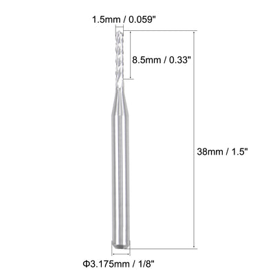Harfington End Mill Engraving Milling Cutter CNC Router Bits for PCB Machine