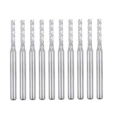 Harfington Carbide End Mill Engraving Milling Cutter CNC Router Bits for PCB Machine
