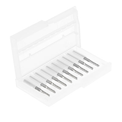 Harfington Carbide End Mill Engraving Milling Cutter CNC Router Bits for PCB Machine