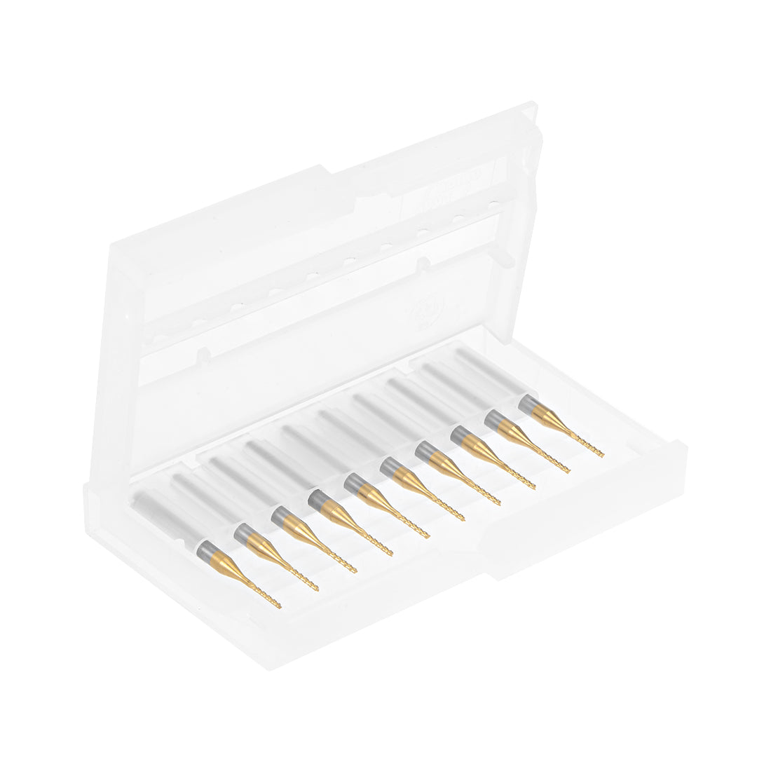 Harfington Titanium Coat Carbide End Mill Engraving Milling Cutter CNC Router Bits for PCB Machine