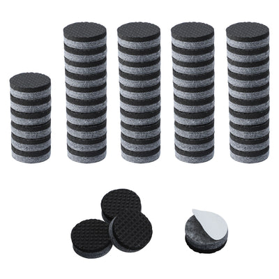 Harfington Furniture Felt Pads Grippers Round Self Stick Anti Slip Gra