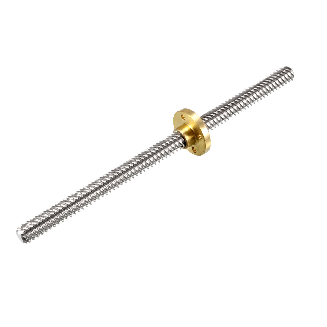 Harfington 150mm T8 Pitch 2mm Lead 12mm Lead Screw Rod with Copper Nut for 3D Printer