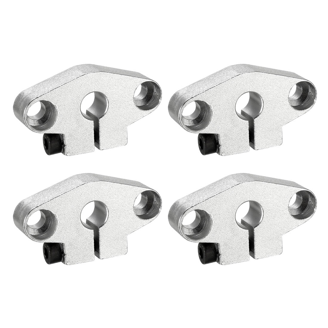 Harfington 4PCS SHF8 Linear Motion Rail Clamping Rod Rail Guide Support for 8mm Dia Shaft