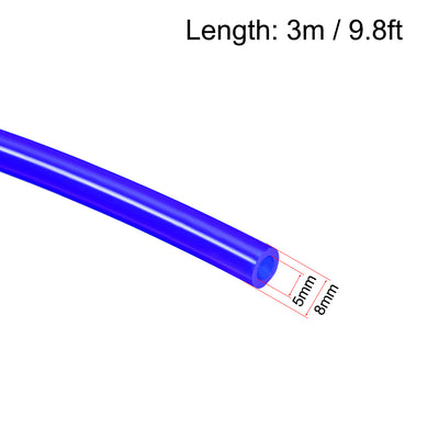 Harfington Silicone Tubing Silicone Rubber Tube Air Hoses Pipe for Pump Transfer