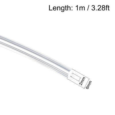 Harfington Silicone Tubing Silicone Rubber Tube Air Hose Water Pipe for Pump Transfer