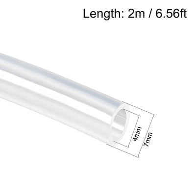 Harfington Silicone Tubing Silicone Rubber Tube Air Hose Pipe for Pump Transfer