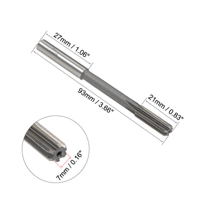 Harfington Straight Shank HSS H8 Chucking Reamer Machine Milling Cutter Tool