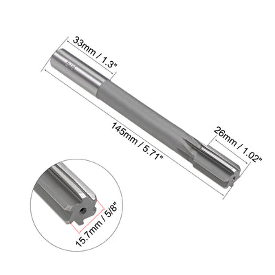 Harfington Straight Shank HSS H8 Chucking Reamer Machine Milling Cutter