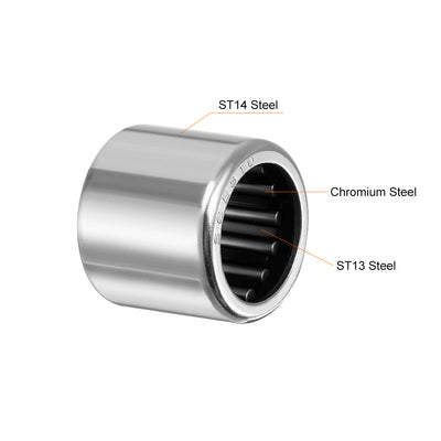 Harfington Needle Roller Bearings, Open End Stamping Steel Drawn Cup Inch