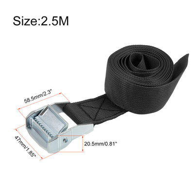 Harfington Lashing Strap Cargo Tie Down with Cam Lock Buckle Kg Work Load Pack of 1