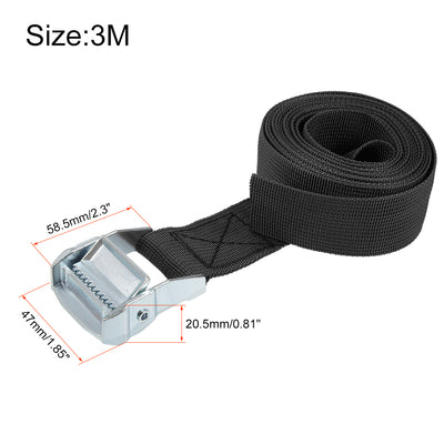 Harfington Mxmm Lashing Strap Cargo Tie Down Kg Work Load, 2Pcs