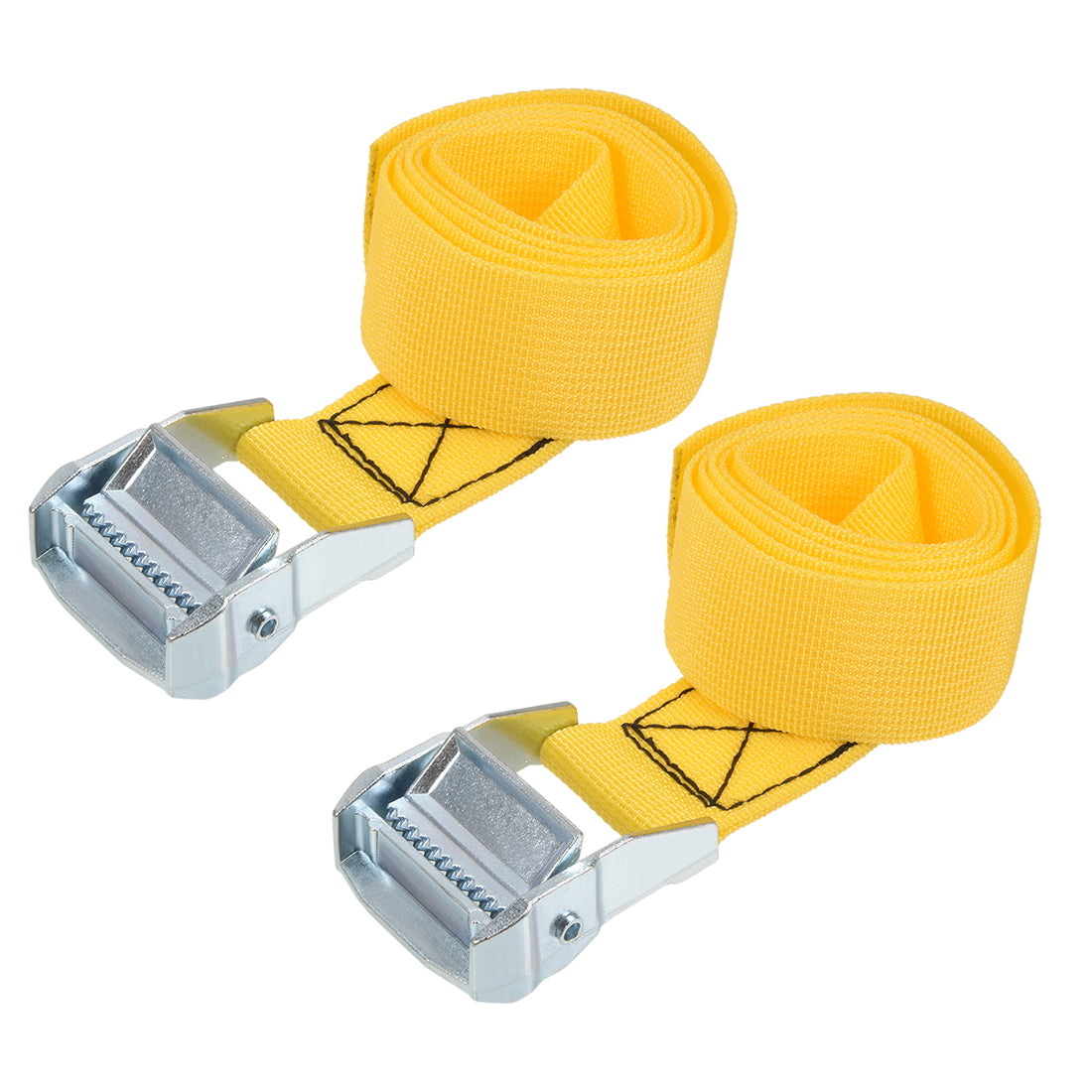 Harfington Cam Buckle Tie Down Lashing Strap Mxmm Load Cap for Moving Cargo, Pack of 2