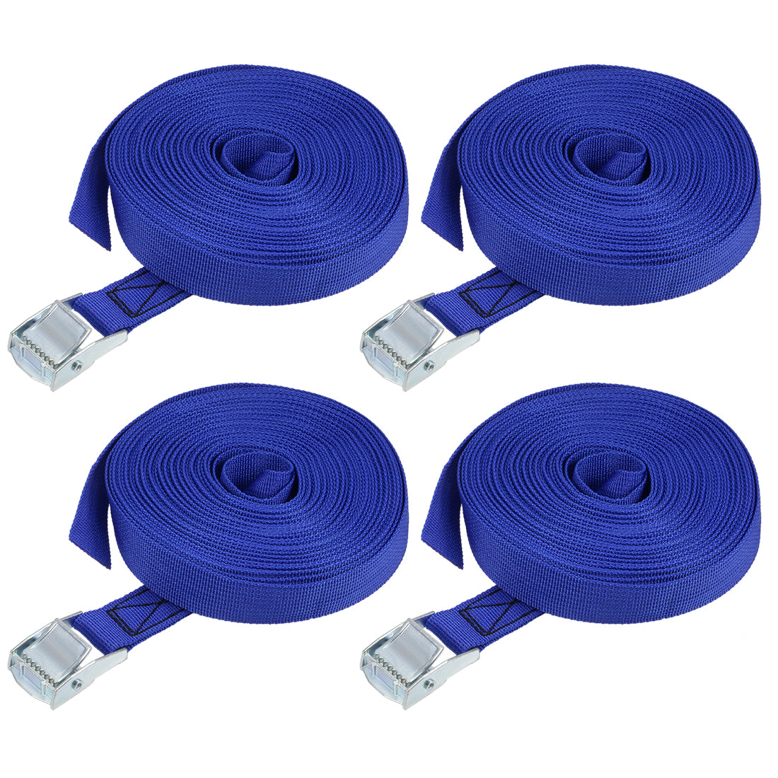 Harfington Lashing Strap M x mm Cargo Tie Down Straps Buckle Working Load up to kg 4pcs