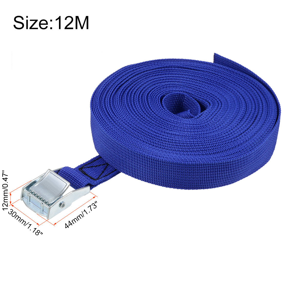 Harfington Cam Buckle Tie Down Mxmm for Moving Cargo, Pack of 1