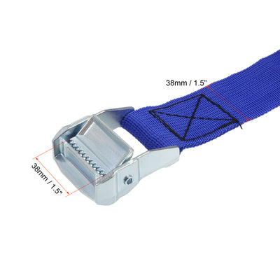 Harfington Lashing Strap Cargo Tie Down Straps with Cam Lock Buckle Kg Work Load