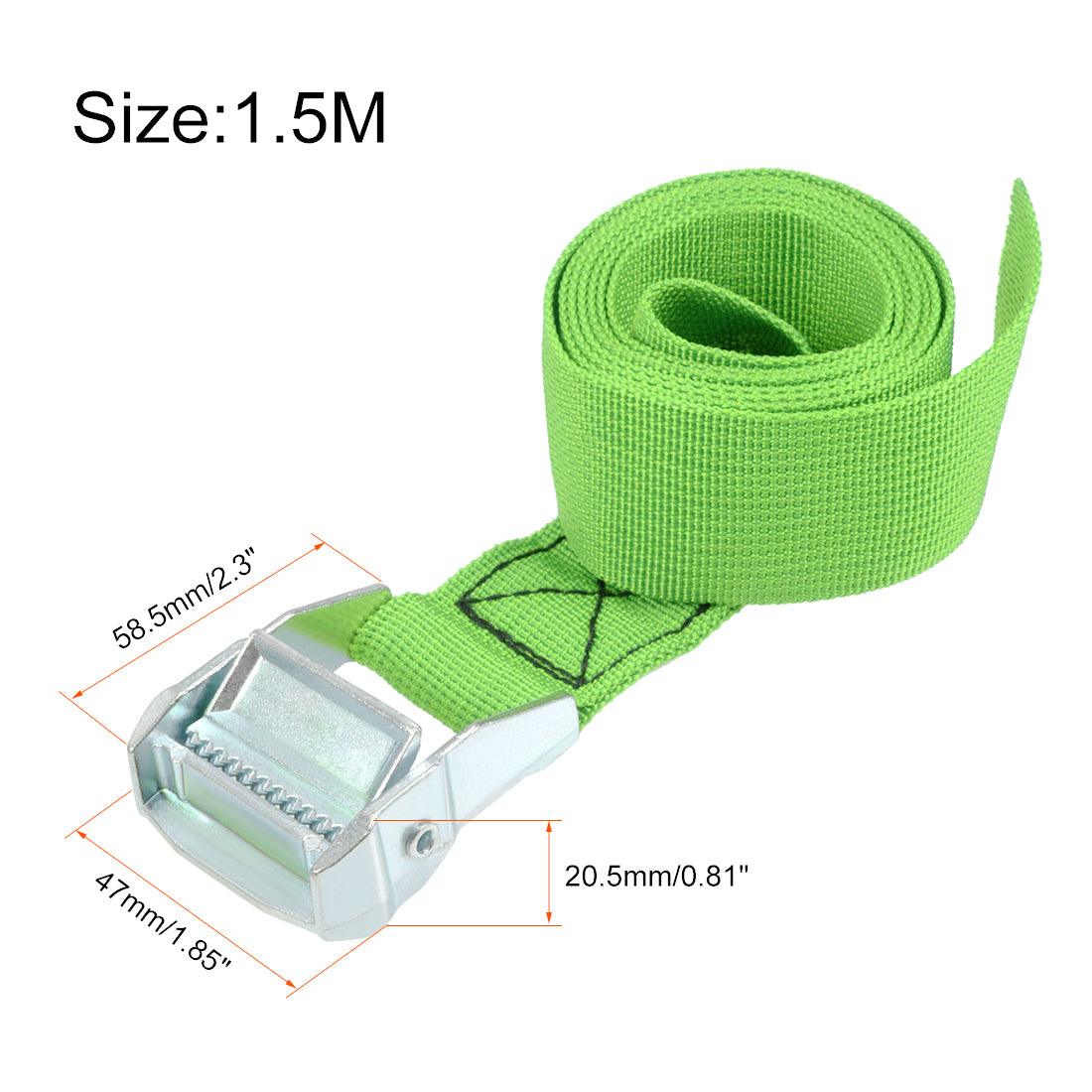 Harfington Lashing Strap Cargo Tie Down Straps with Cam Lock Buckle Kg Work Load