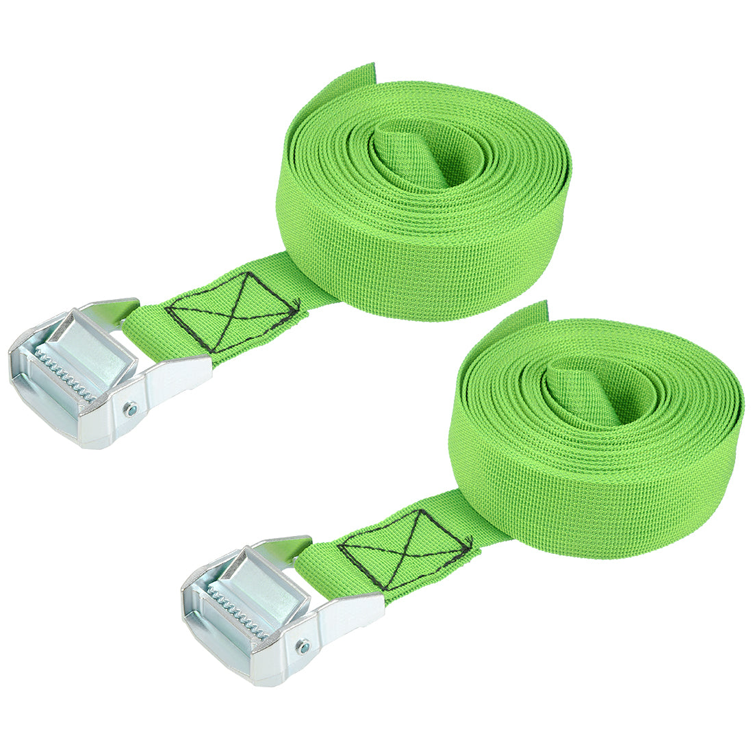 Harfington Cam Buckle Tie Down Lashing Strap Mxmm Load Cap for Moving Cargo, Pack of 2