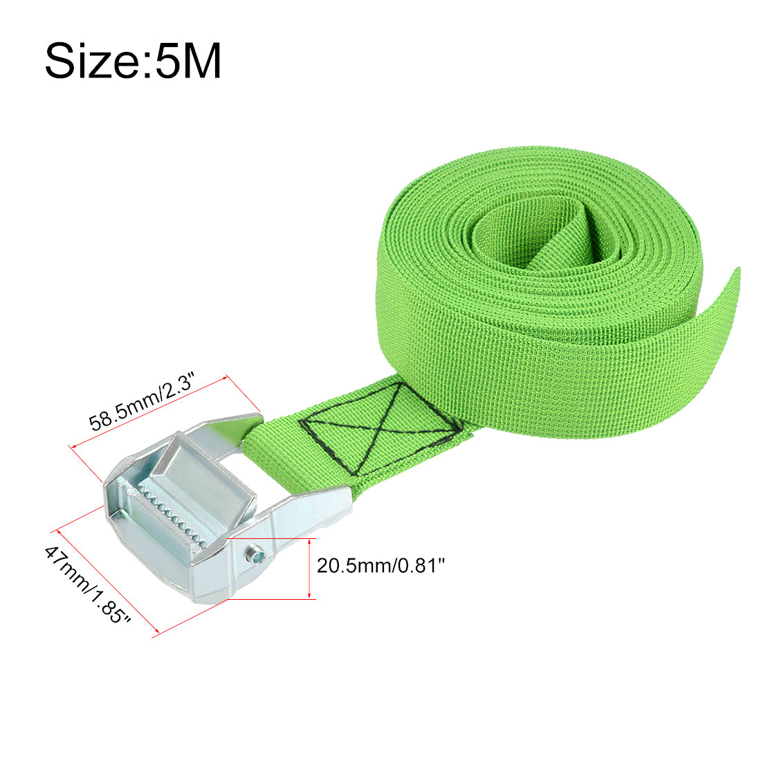 Harfington Lashing Cargo Tie Down Straps with Cam Lock Buckle Kg Work Load