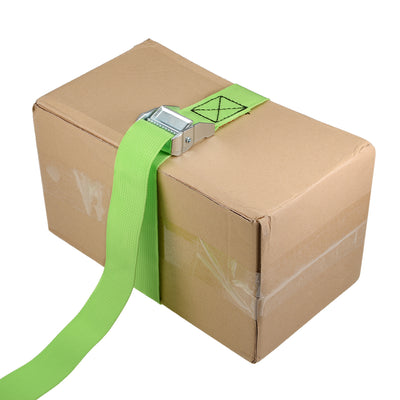 Harfington Cam Buckle Tie Down Lashing Strap Kg Load Cap for Moving Cargo, Pack of 4