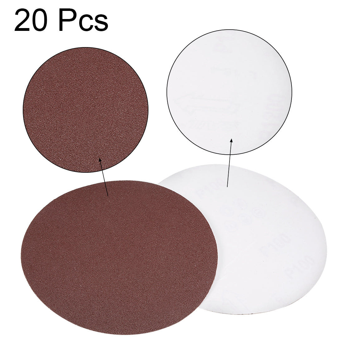 Harfington PSA Adhesive Aluminum Oxide Sanding Disc