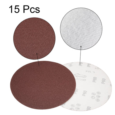 Harfington Hook and Loop Aluminum Oxide Flocking Sand Discs