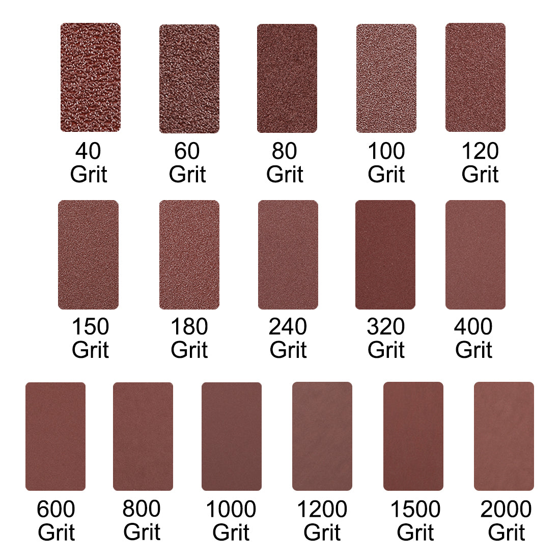 Harfington 8-inch Hook and Loop Sanding Discs Assortment, 80/100/120/180/240/400-Grits Aluminum Oxide Flocking Sandpaper for Random Orbital Sander 30pcs