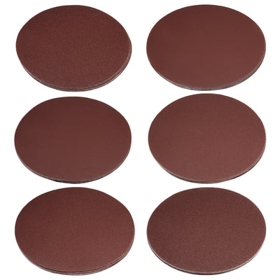 Harfington 8-inch Hook and Loop Sanding Discs Assortment, 80/100/120/180/240/400-Grits Aluminum Oxide Flocking Sandpaper for Random Orbital Sander 30pcs