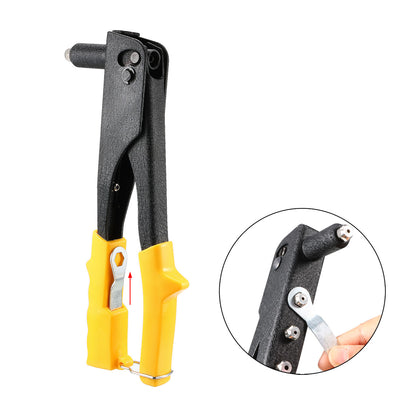 Harfington Rivet Gun, Professional Hand Riveter Kit with Wrench