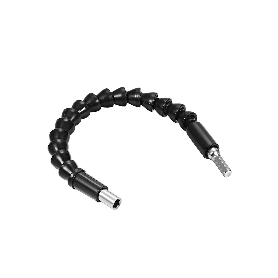 Harfington Flexible Extension Screwdriver Bit Holder Magnetic Extention Hex Shaft Screw Drill Connection Tip ,11.8 inch Flex Shaft,1/4''-Hexagon Drill