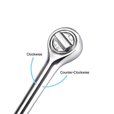 Harfington Ratchet Wrench, 1/4-Inch 72-Tooth Reversible Offset Drive (Random Color)