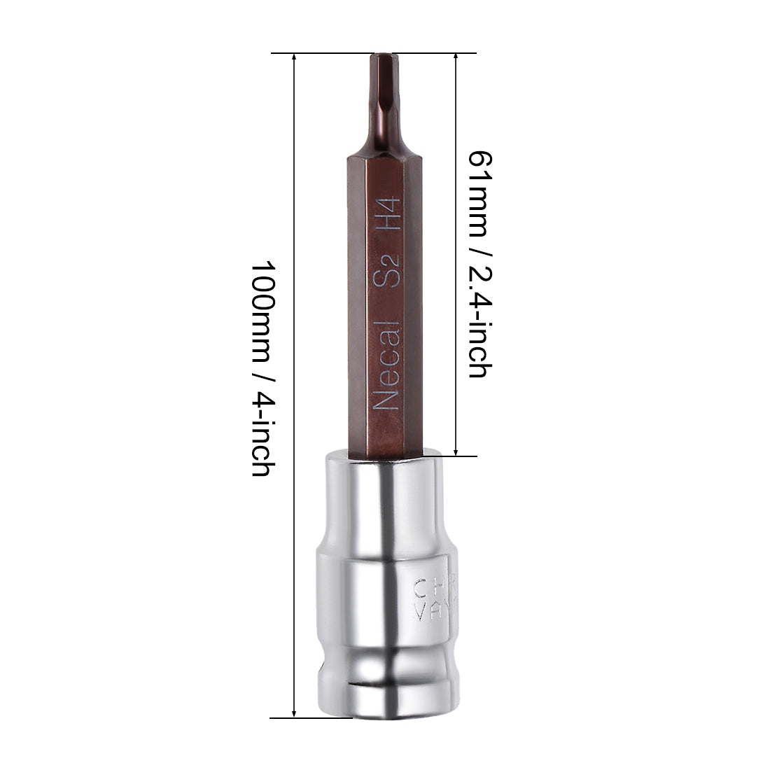 Harfington Long Hex Bit Socket, Metric S2 & Cr-V Steel