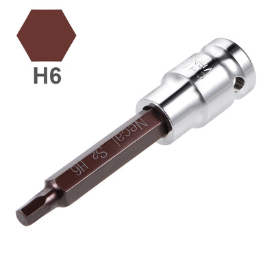 Harfington Long Hex Bit Socket, Metric, S2 & Cr-V Steel