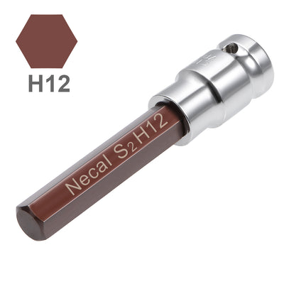 Harfington Long Hex Bit Socket, Metric, S2 & Cr-V Steel