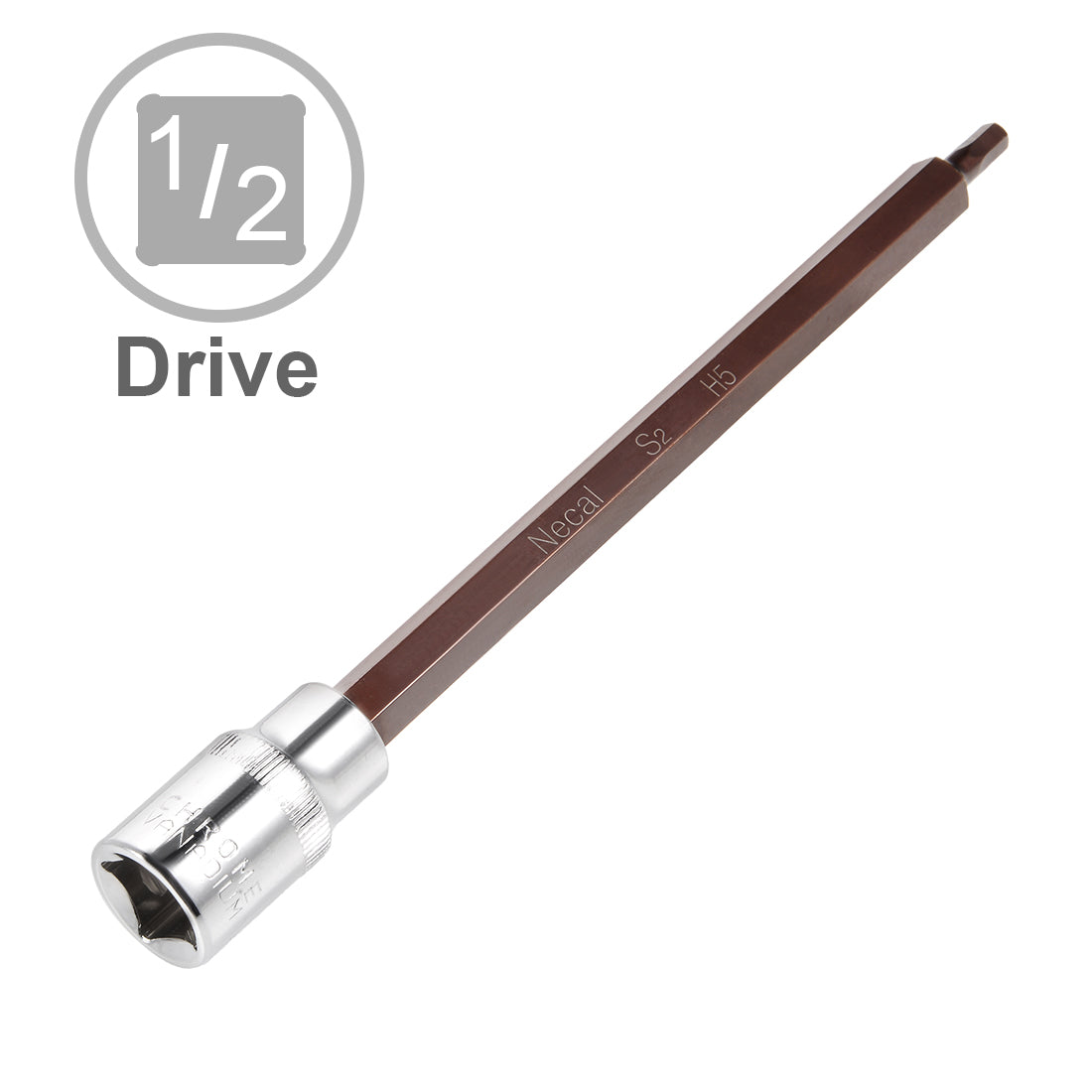 Harfington Hex Bit Socket, Lengthen Metric, S2 & Cr-V Steel