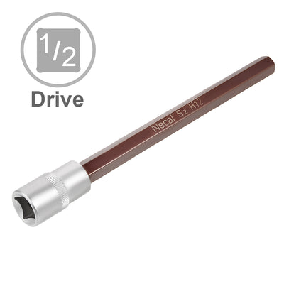 Harfington Hex Bit Socket, Lengthen Metric, S2 & Cr-V Steel