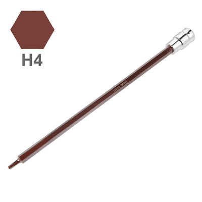Harfington Extra Long Hex Bit Socket, Metric, S2 & Cr-V Steel