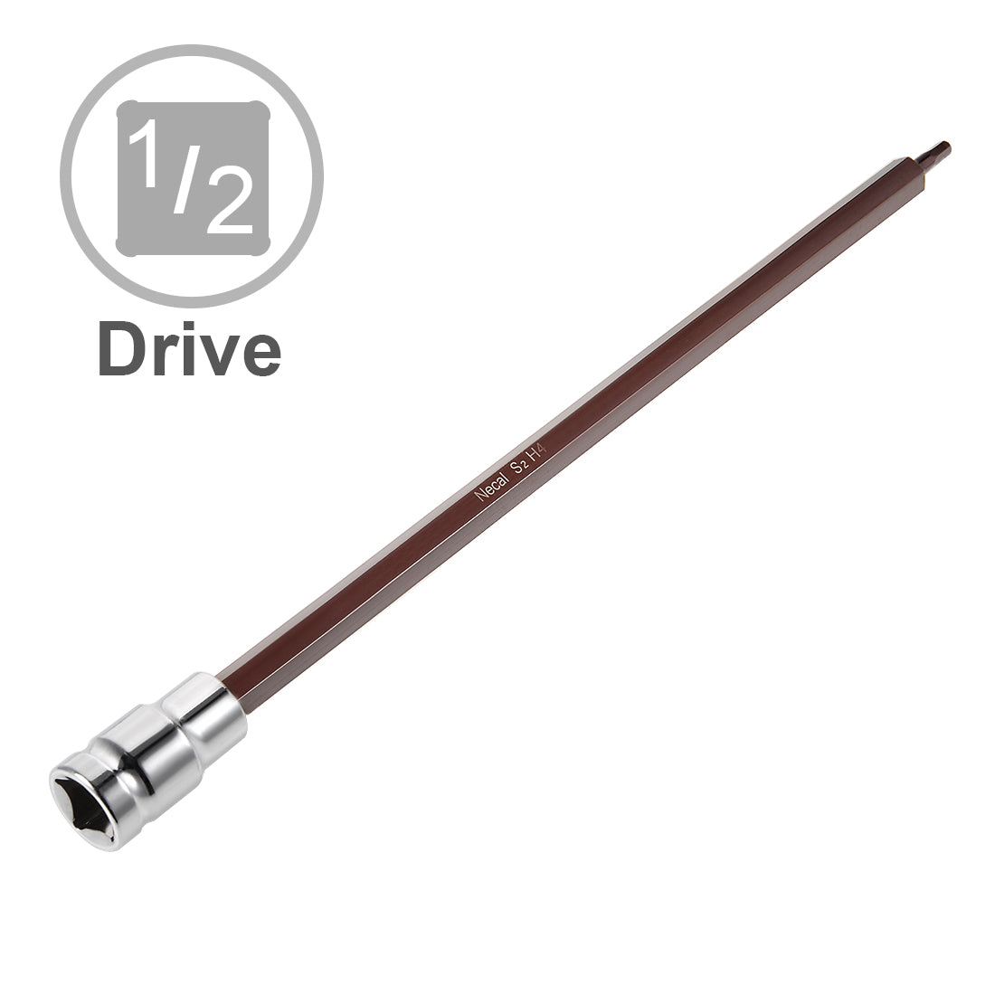 Harfington Extra Long Hex Bit Socket, Metric, S2 & Cr-V Steel