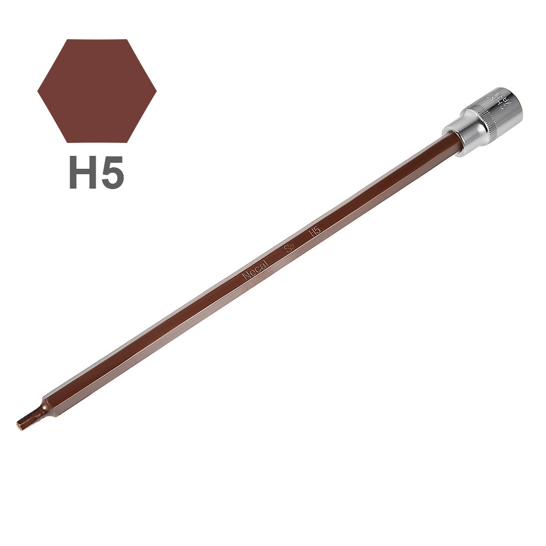 Harfington Extra Long Hex Bit Socket, Metric, S2 & Cr-V Steel
