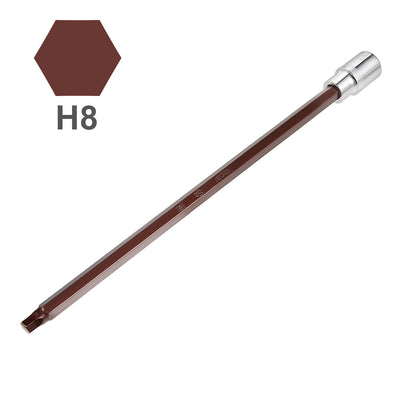 Harfington Extra Long Hex Bit Socket, Metric, S2 & Cr-V Steel
