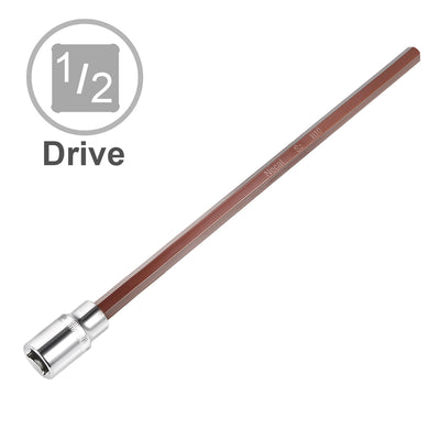 Harfington Extra Long Hex Bit Socket, Metric, S2 & Cr-V Steel
